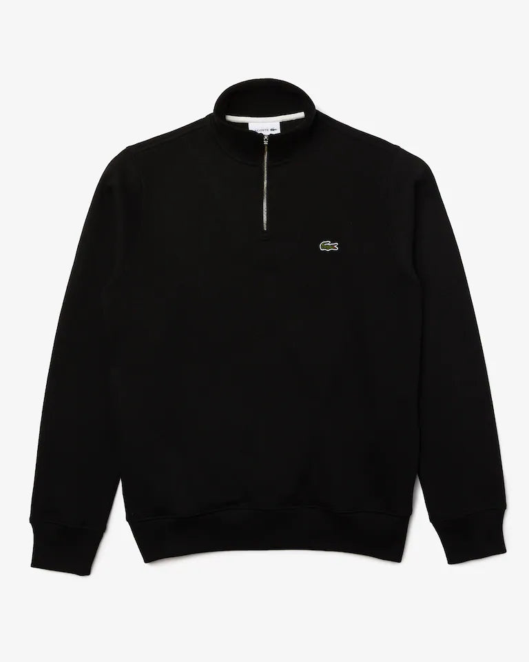 Sweatshirt zippé col montant