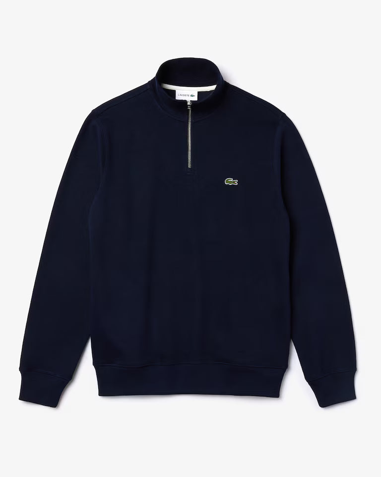 Sweatshirt zippé col montant