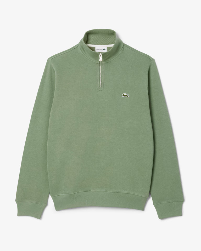 Sweatshirt zippé col montant